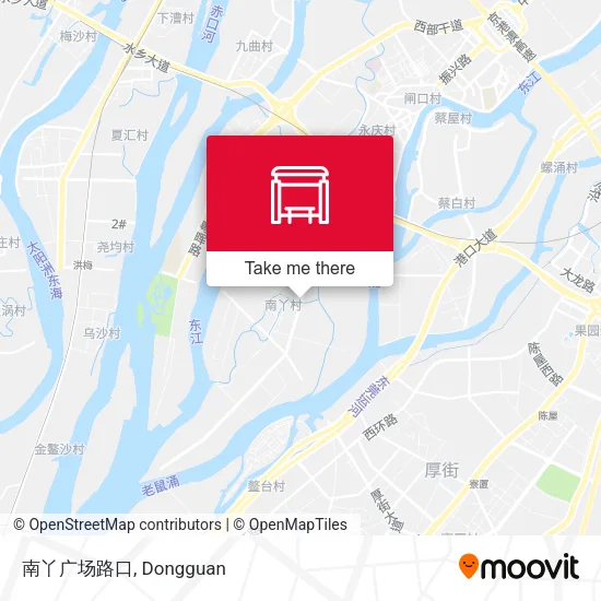 南丫广场路口 map