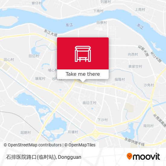 石排医院路口(临时站) map