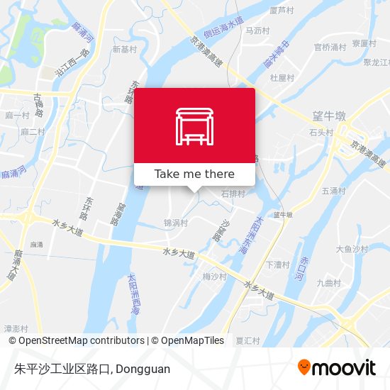 朱平沙工业区路口 map