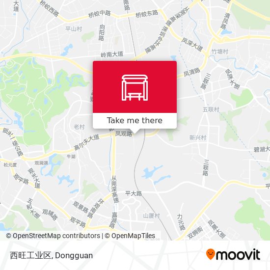 西旺工业区 map