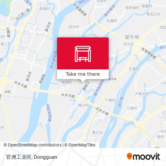 官洲工业区 map