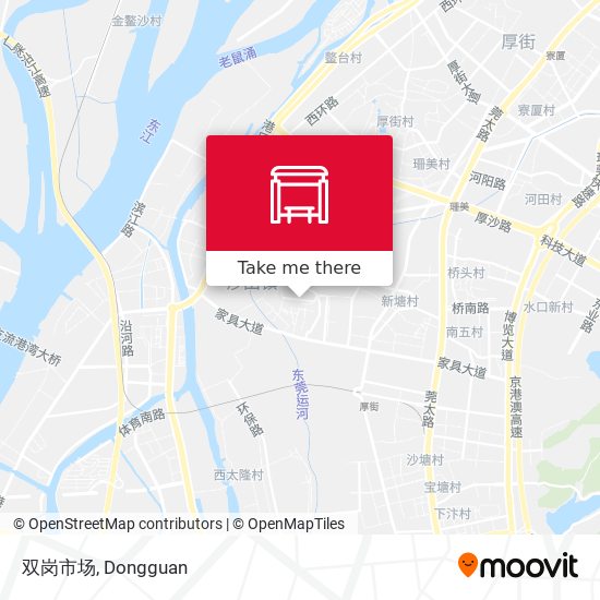 双岗市场 map