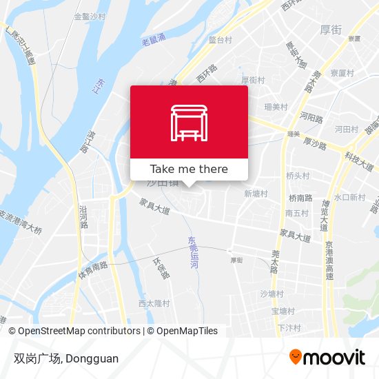 双岗广场 map