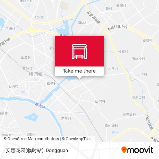 安娜花园(临时站) map