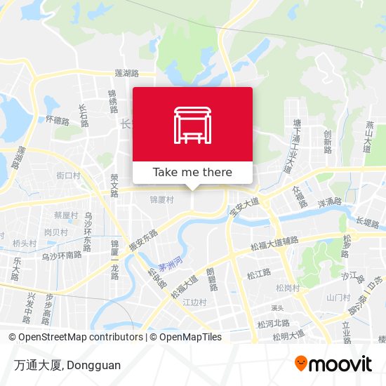 万通大厦 map