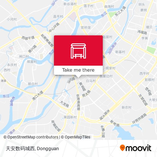 天安数码城西 map