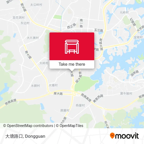 大塘路口 map