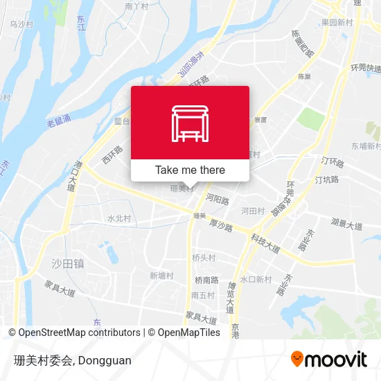 珊美村委会 map