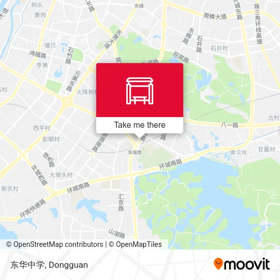 东华中学 map