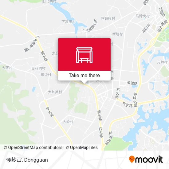 矮岭冚 map