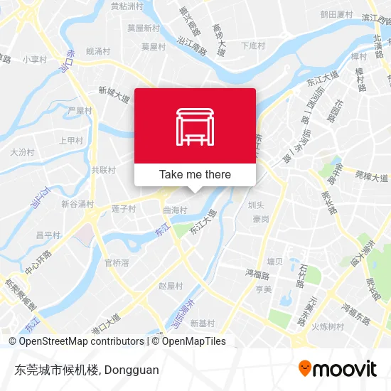 东莞城市候机楼 map