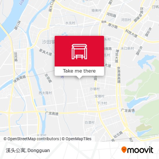 溪头公寓 map