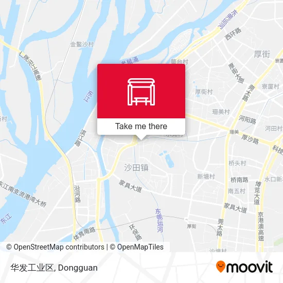 华发工业区 map