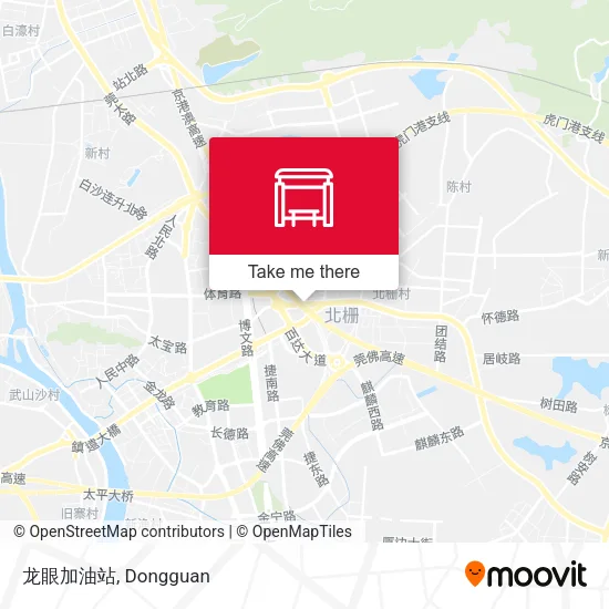 龙眼加油站 map
