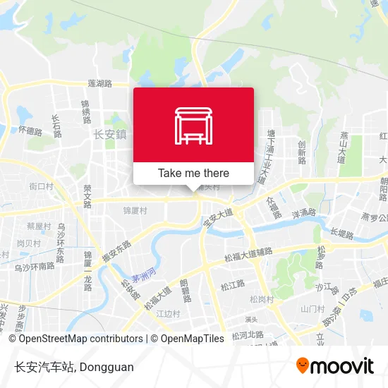 长安汽车站 map