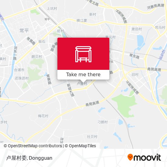 卢屋村委 map