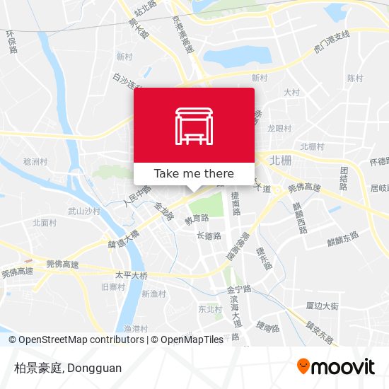 柏景豪庭 map