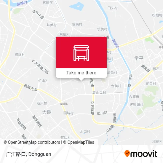 广汇路口 map