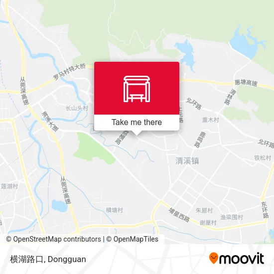 横湖路口 map