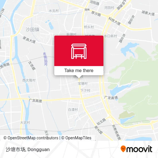 沙塘市场 map