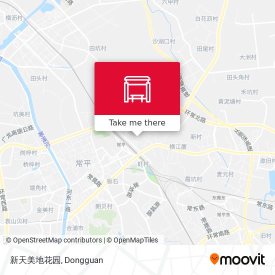 新天美地花园 map