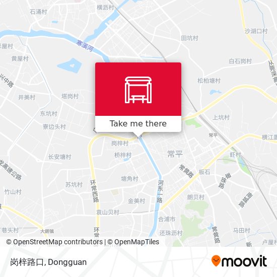 岗梓路口 map