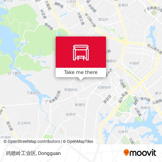 鸡翅岭工业区 map
