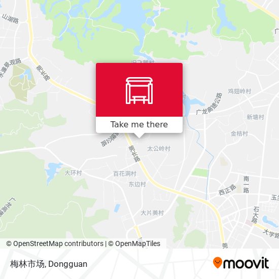 梅林市场 map