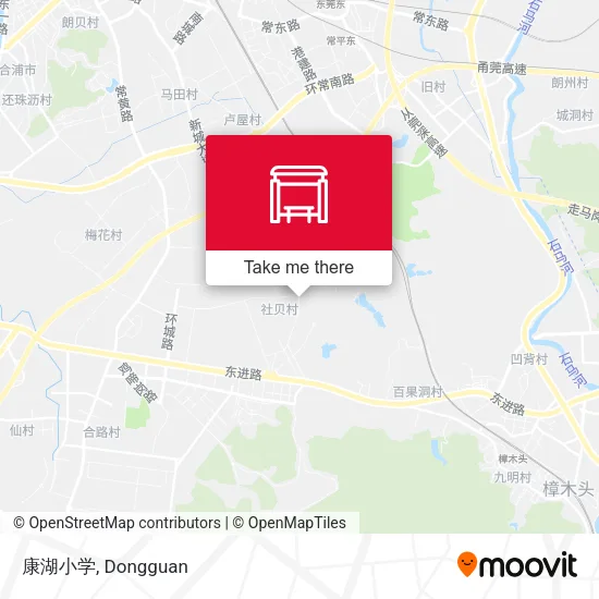 康湖小学 map
