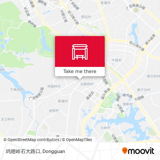 鸡翅岭石大路口 map