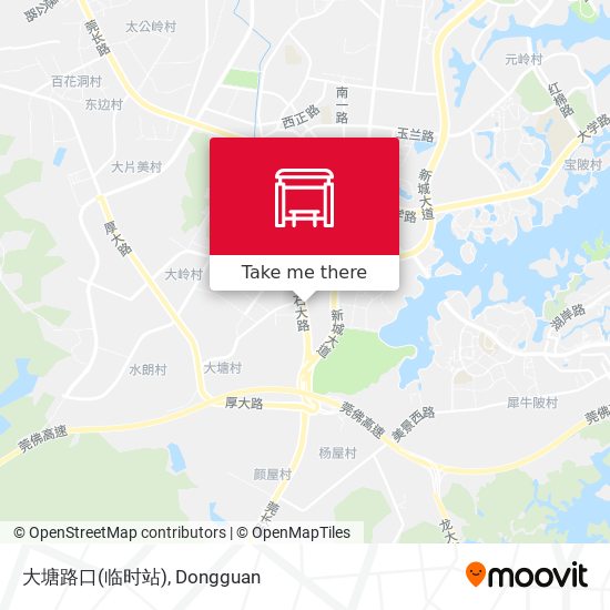大塘路口(临时站) map