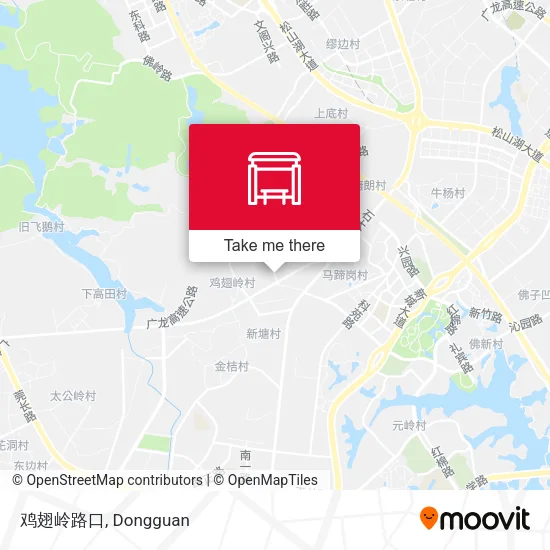 鸡翅岭路口 map