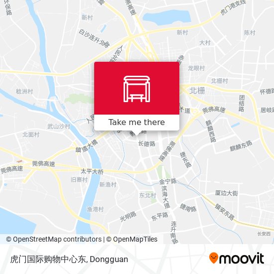虎门国际购物中心东 map