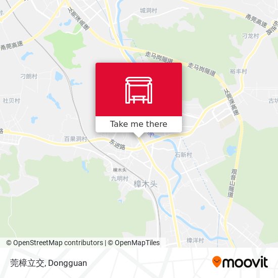 莞樟立交 map