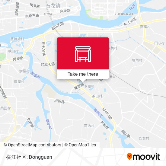 横江社区 map