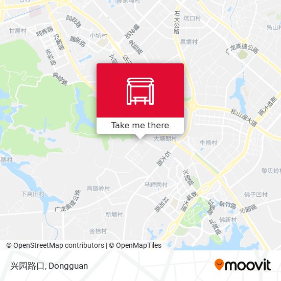 兴园路口 map
