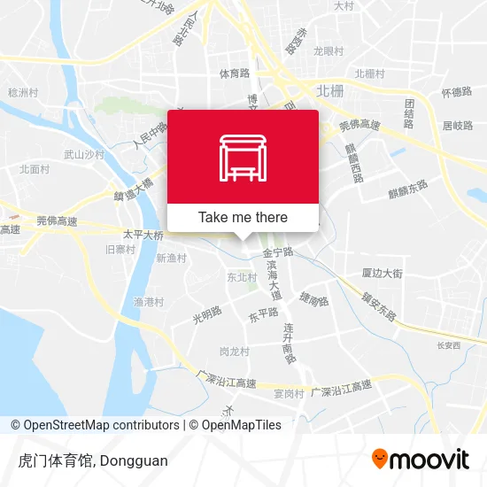 虎门体育馆 map
