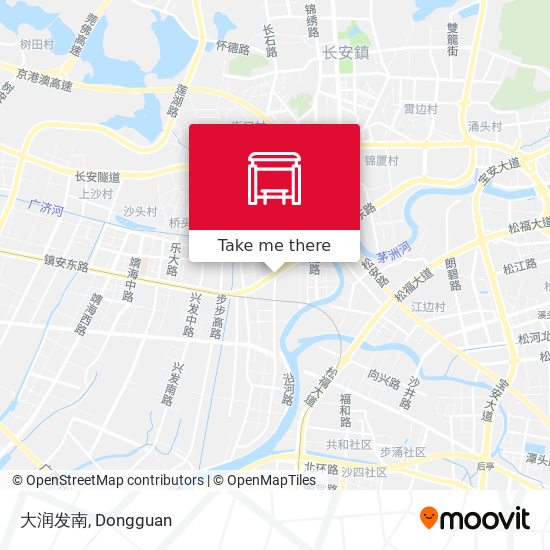 大润发南 map