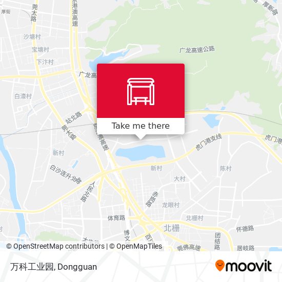 万科工业园 map