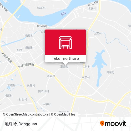 地珠岭 map