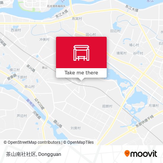 茶山南社社区 map