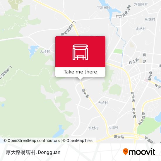 厚大路翁窖村 map
