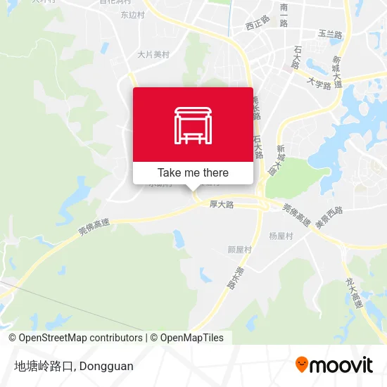 地塘岭路口 map
