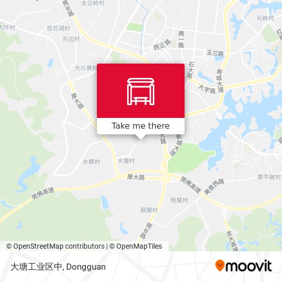 大塘工业区中 map