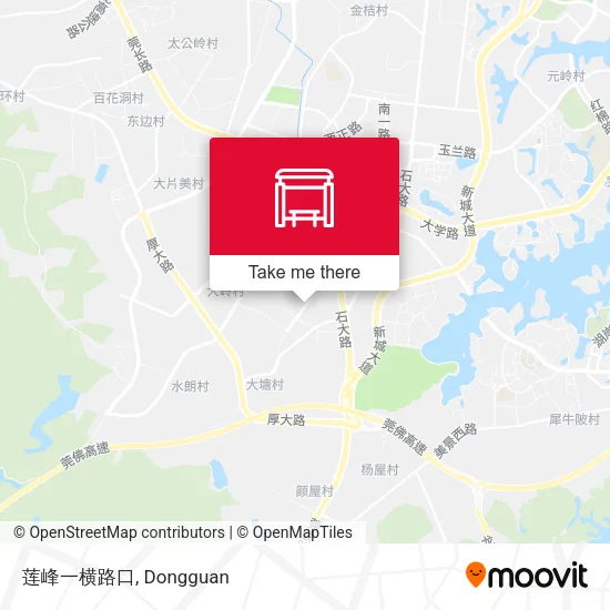莲峰一横路口 map