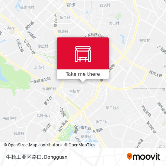 牛杨工业区路口 map