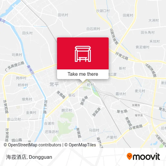 海霞酒店 map
