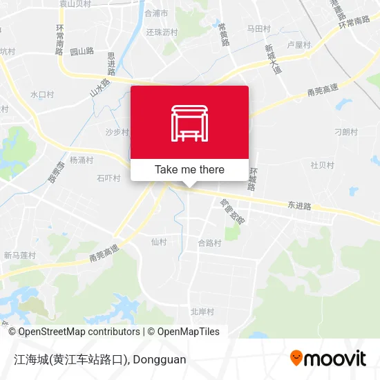 江海城(黄江车站路口) map