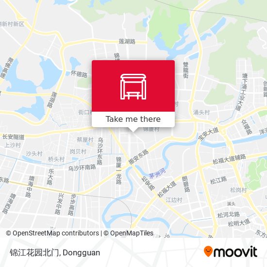 锦江花园北门 map