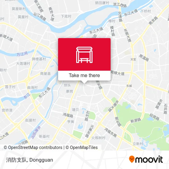消防支队 map